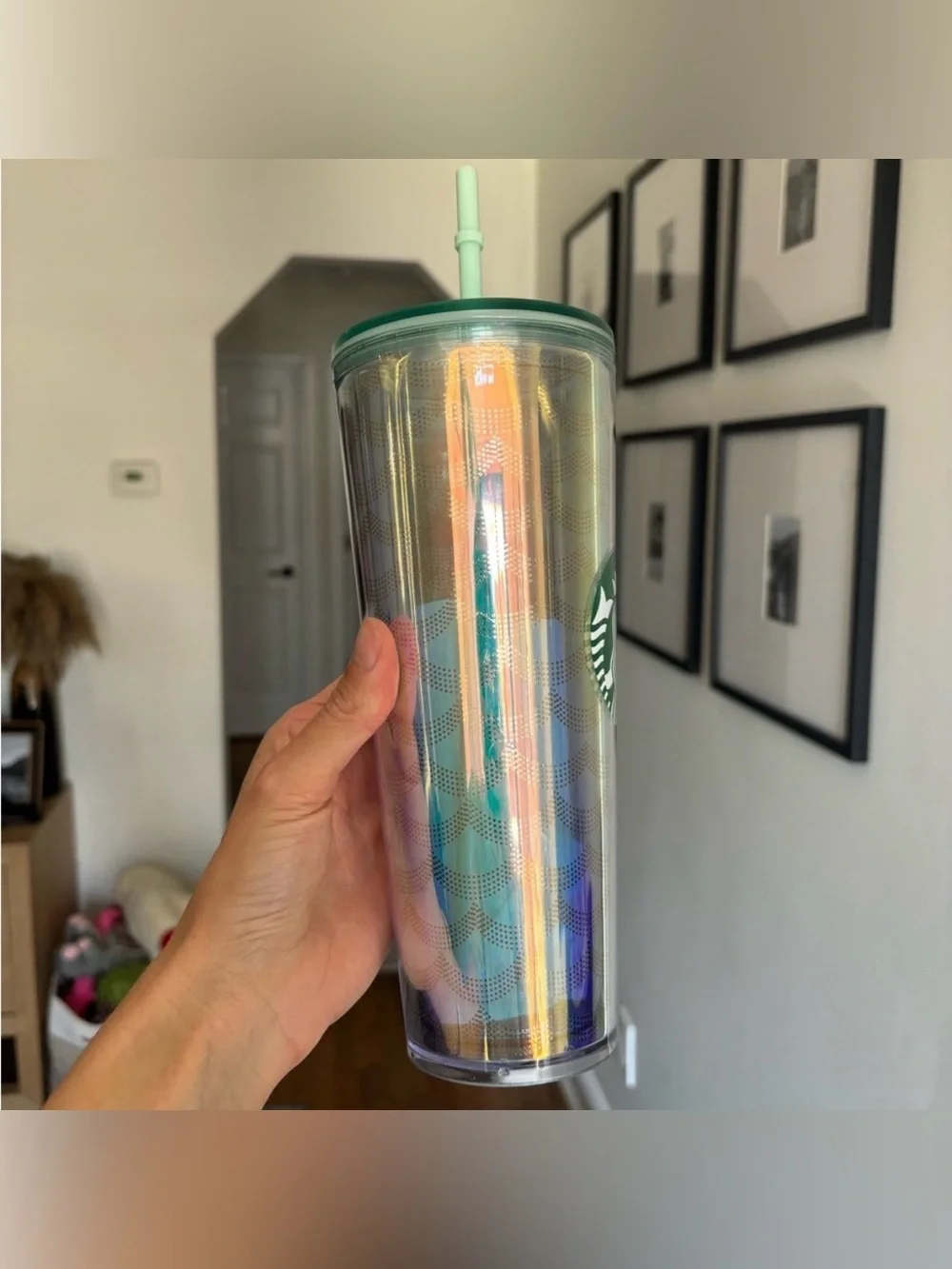 Starbucks Mermaid Scales Siren Iridescent Tumbler 24oz